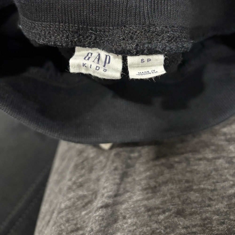 (B) Gap Black Joggers (Boys) - Picture 6 of 6